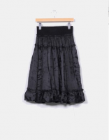 Mango  -   Falda Negra con vuelos